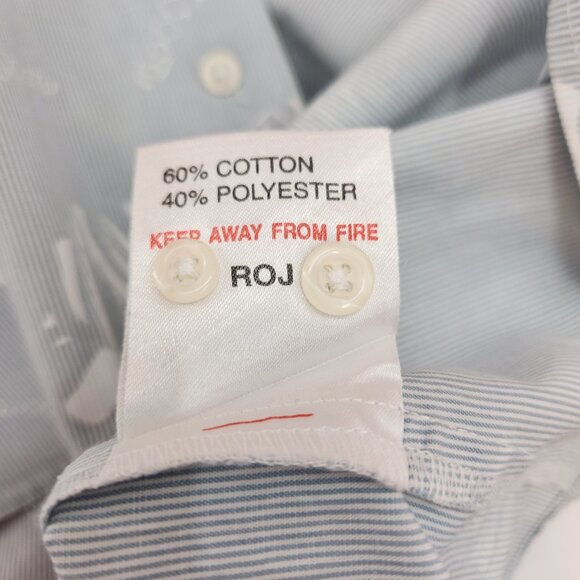 Ben Sherman Vintage Men's Short Sleeve Cotton Button-Up Shirt Abstract Print - Picture 12 of 12